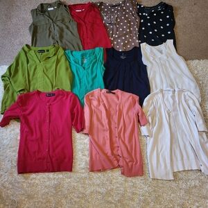 New York & Company Cardigan And Blouse Collection XS